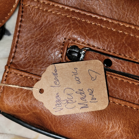 Brown Faux Leather Purse - Picture 2 of 10